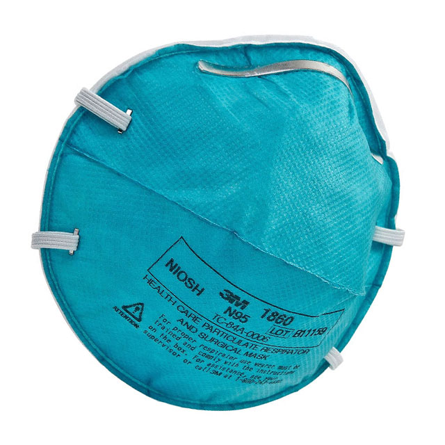 N95 respirator cup mask without exhalation valve