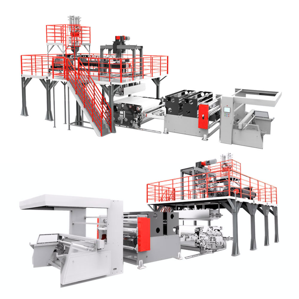 Meltblown non-woven fabric production line