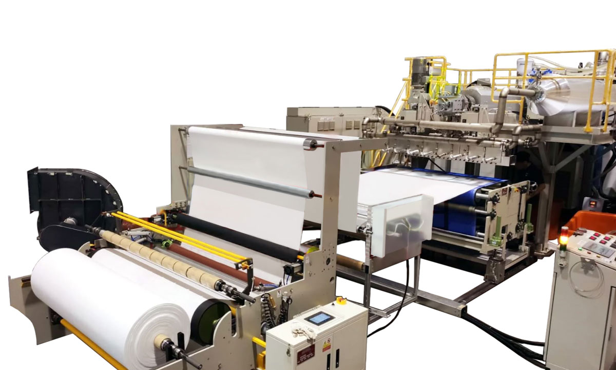 PP Meltblown non-woven fabric extrusion line 1600mm
PP Meltblown non-woven fabric extrusion line 1600mm